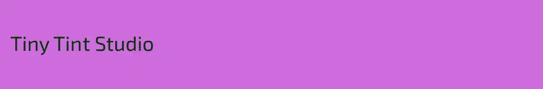 Tiny Tint Studio